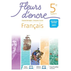 Fleurs D'encre Français Cycle 4 5e - Livre Élève  Ed. 2022