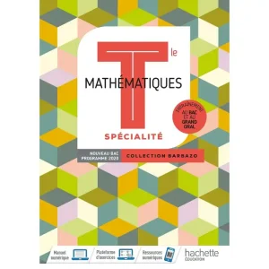 Barbazo Mathématiques Spécialité Terminales - Livre Élève - Ed. 2020