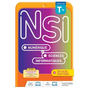 Numérique et Sciences Informatiques Tle Spécialité - Livre Élève - Ed. 2022