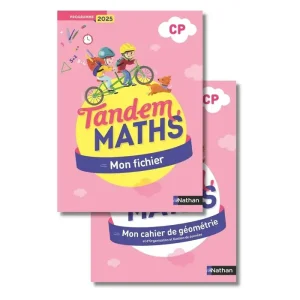 Tandem - Maths Cp - Fichier de L'élève + Cahier de Géométrie (programme 2025)