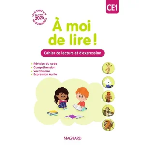 À Moi de Lire ! Ce1 (2025) - Cahier de Lecture et D'expression
