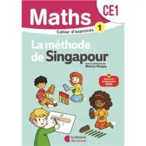Mathématiques Ce1 (2025) - Méthode de Singapour - Cahier D'exercices 1
