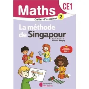 Mathématiques Ce1 (2025) - Méthode de Singapour - Cahier D'exercices 2