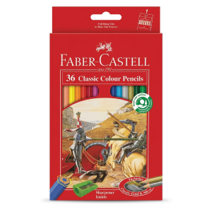 Faber-Castell 36 Classic Colour Pencils Set