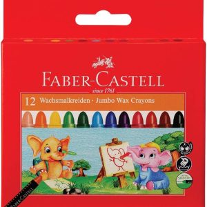 Faber-Castell Jumbo Wax Crayons